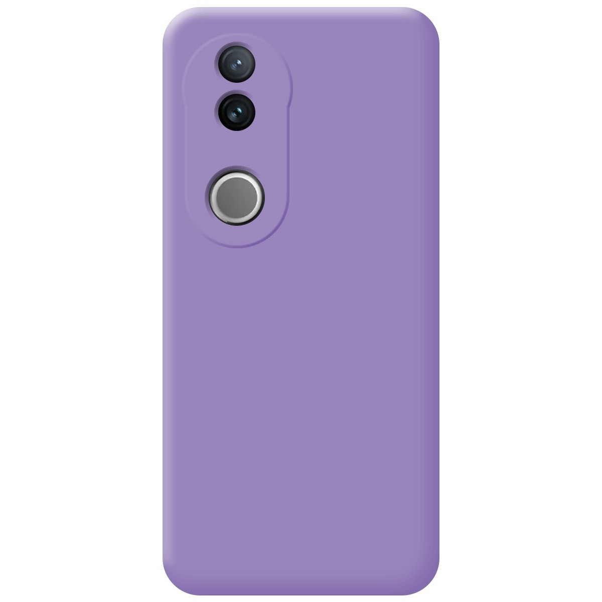 Una custodia per telefono semplice in un colore viola pieno.