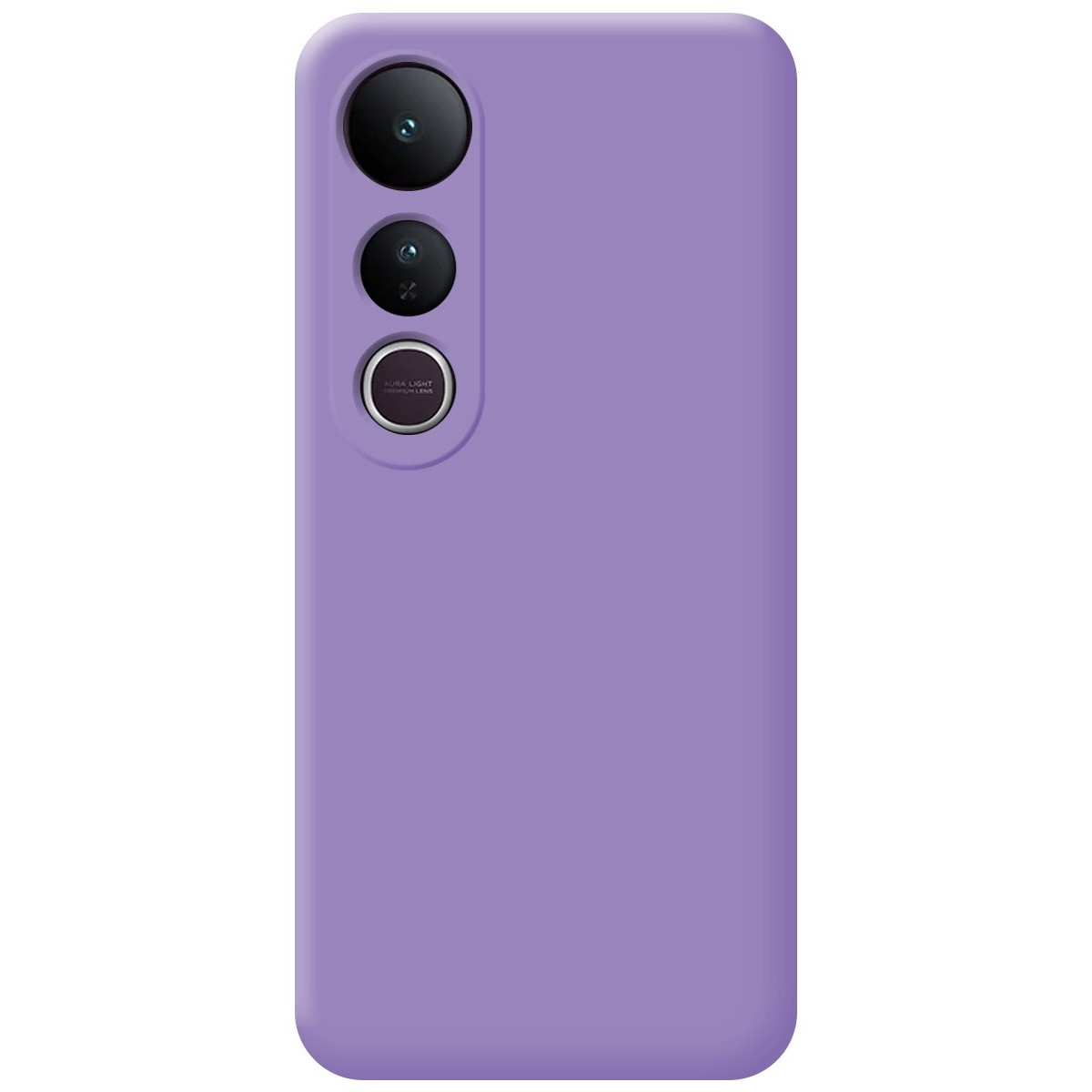 Funda de teléfono morada.