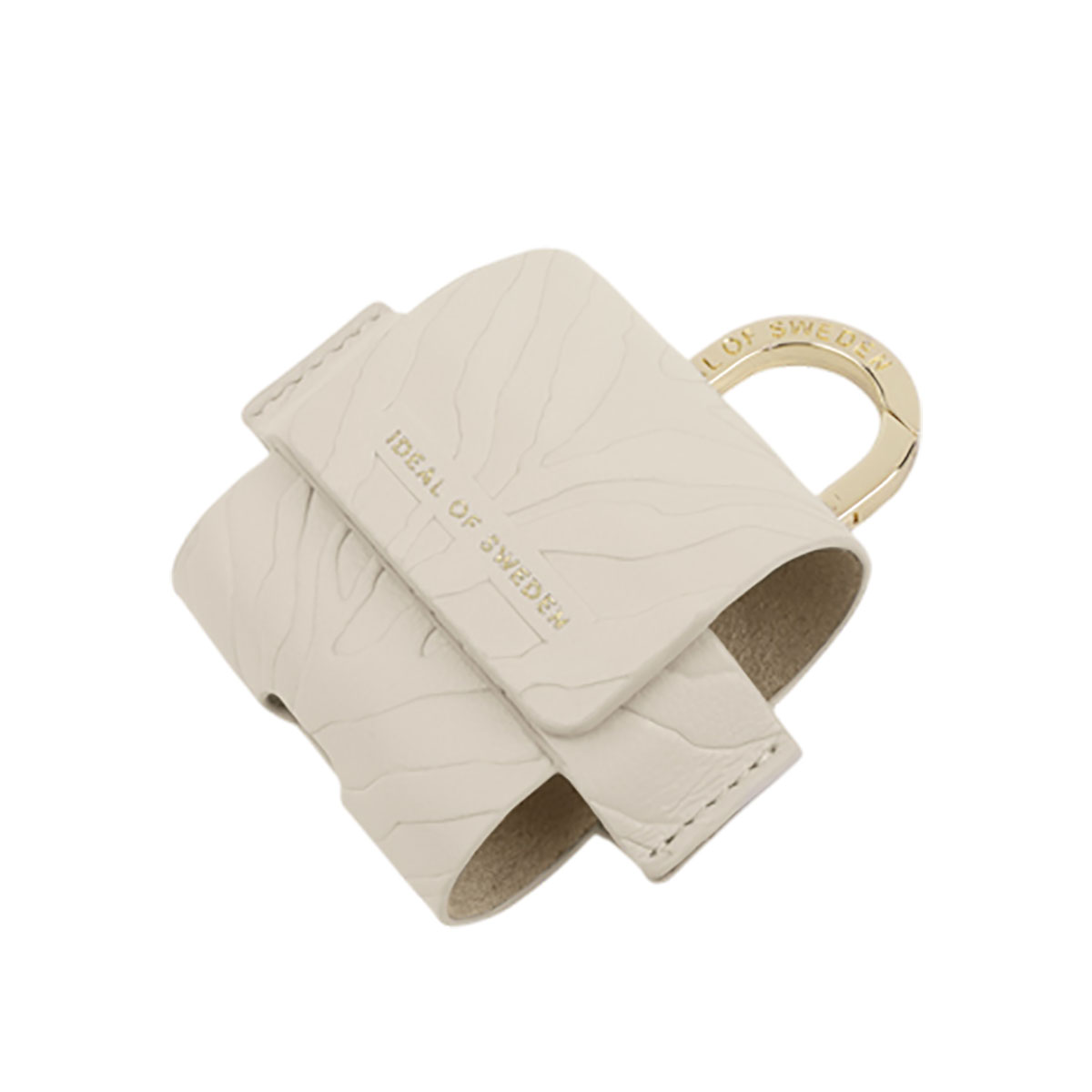 Un paquete para Airpods. Fondo blanco.