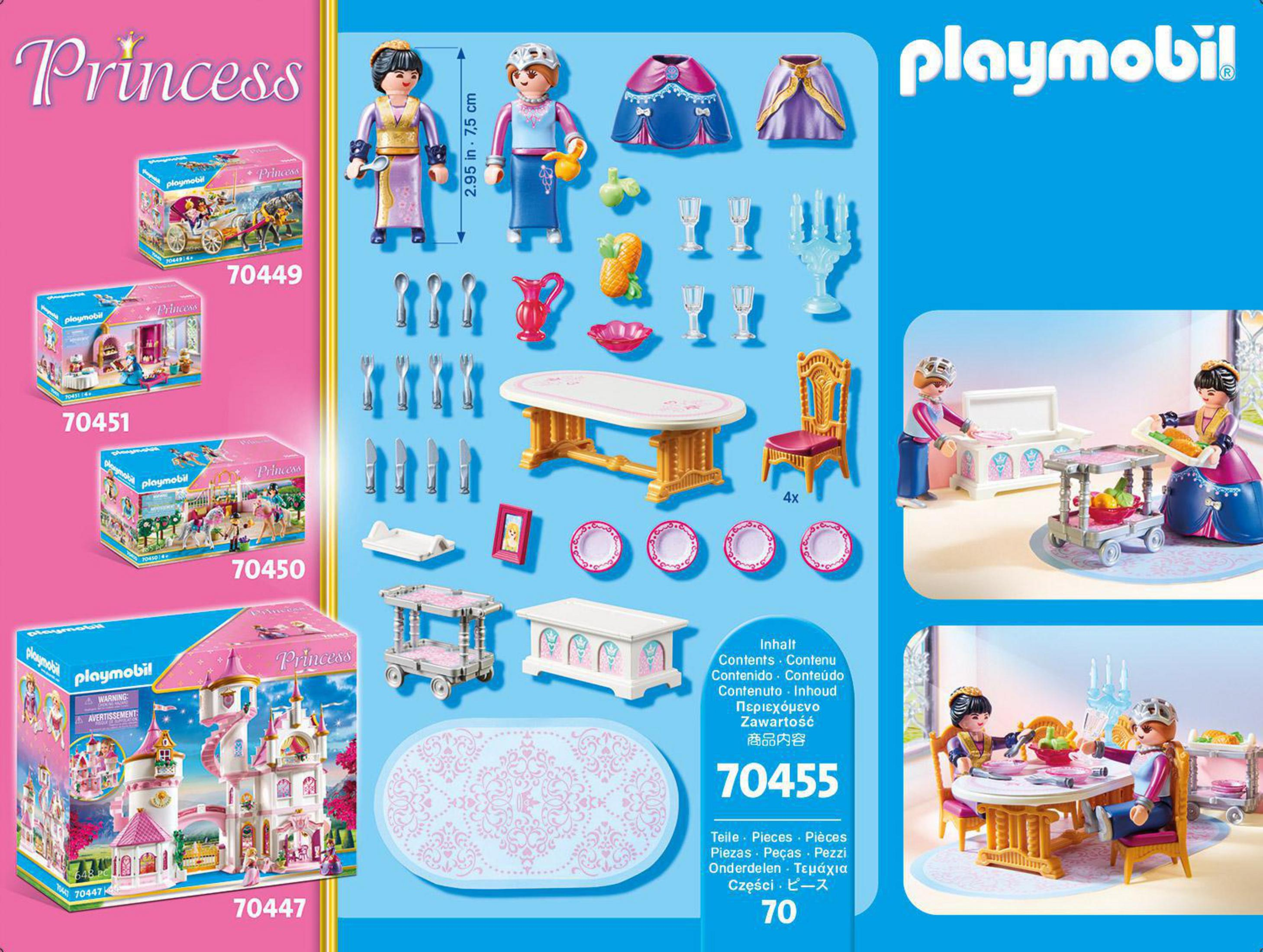 Set Playmobil Princesa: varias cajas y accesorios. Figuras, mesas y un castillo. Múltiples opciones.