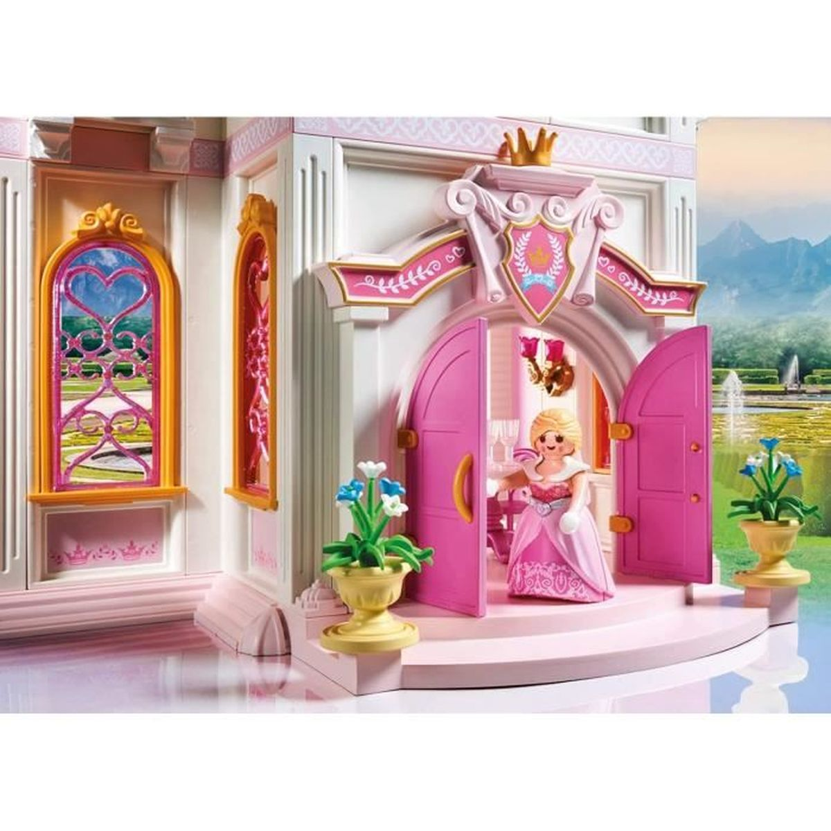 Playmobil Prinzessinnen-Set mit Schloss und Prinzessinnenfigur.