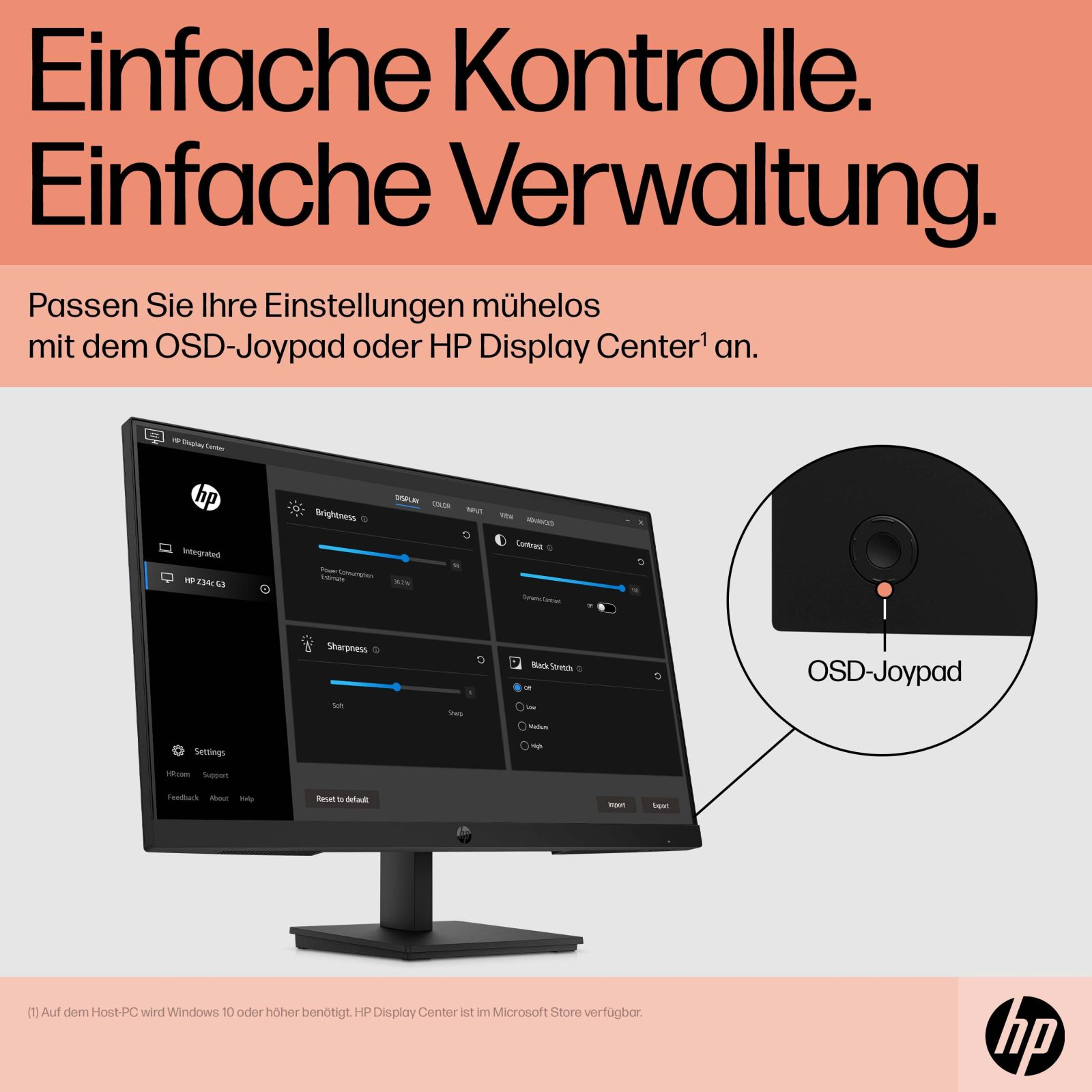 Monitor de computadora en un escritorio, mostrando una interfaz de configuración.