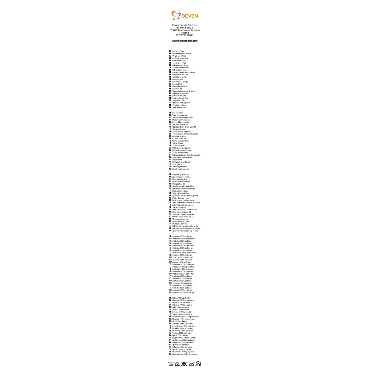 Ein weißer Hintergrund mit einer Textliste.