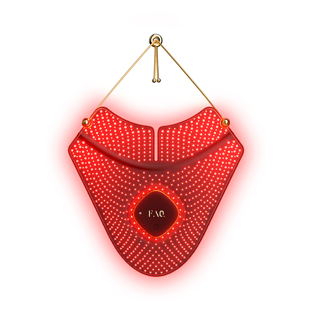 FOREO FAQ 211 Yaşlanma Karşıtı Boyun ve Dekolte LED Maskesi Kırmızı