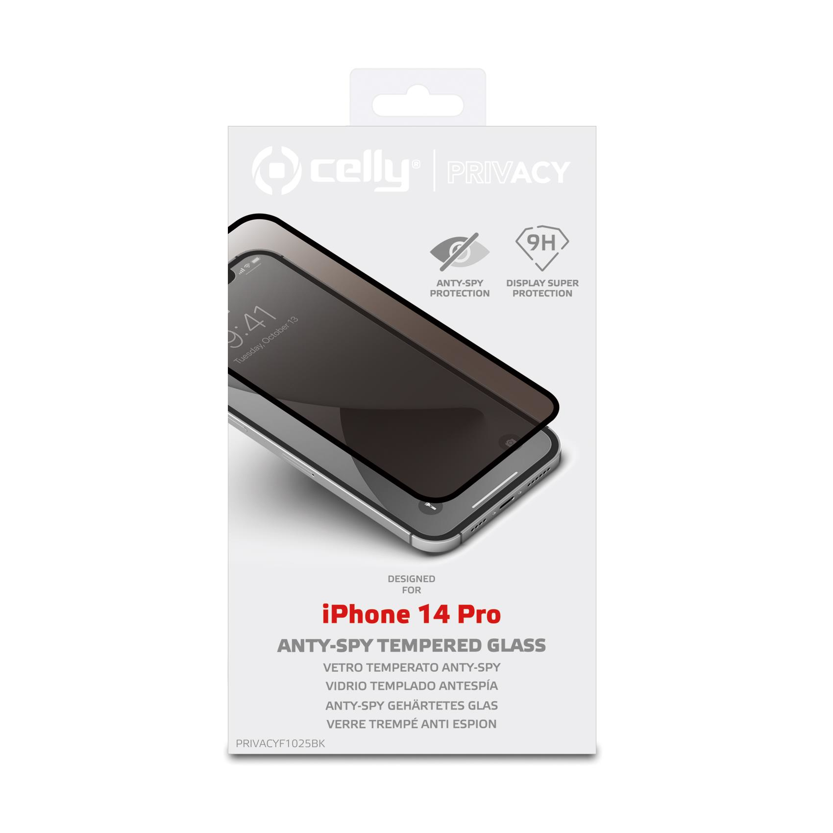 Confezione protezione schermo. Per iPhone 14 Pro.