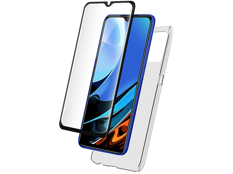 Custodia Con Collana Per Xiaomi Redmi 9T – Cover TPU Trasparente Con Laccio Tracolla Antismarrimento (Nero) - 2