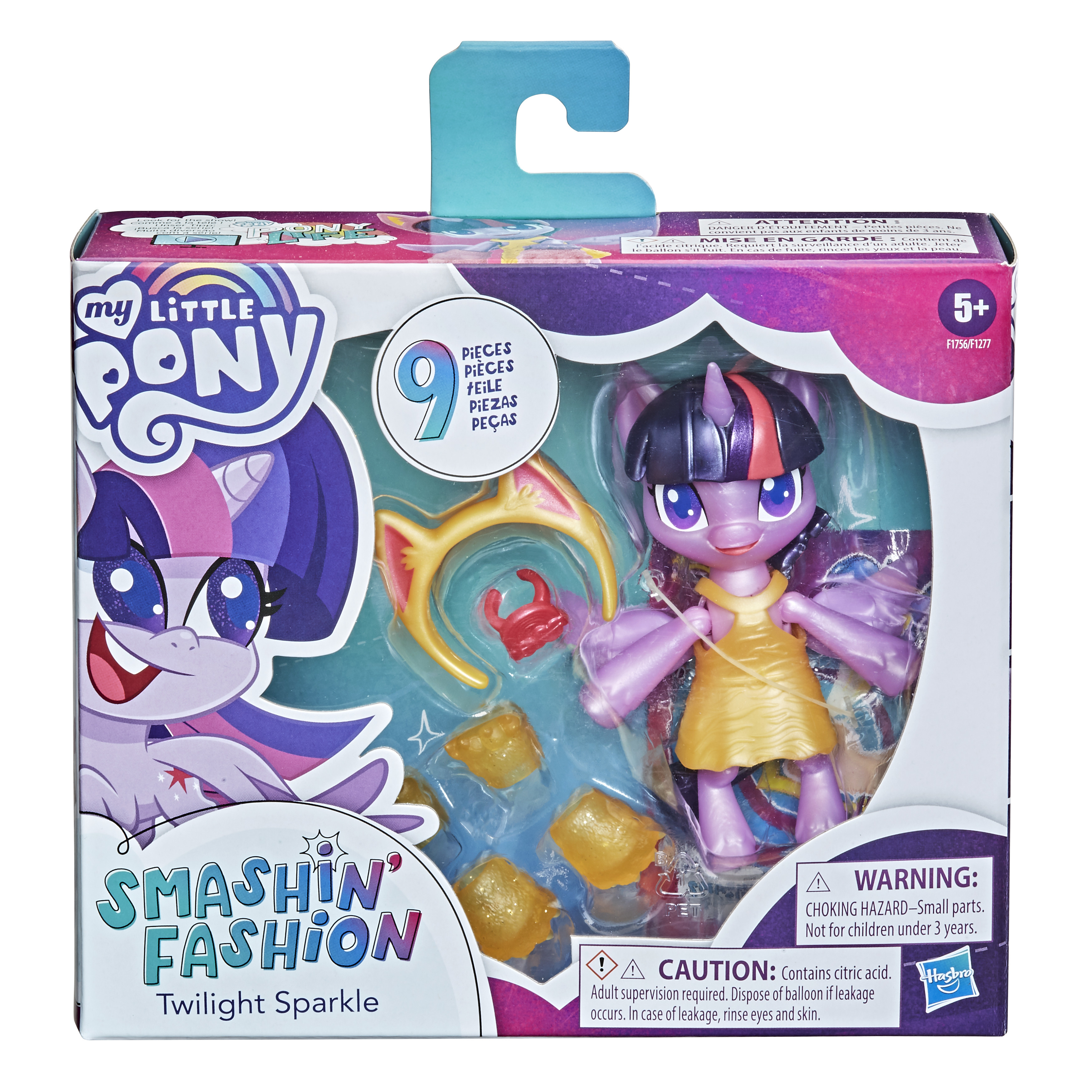 Set di giocattoli Twilight Sparkle My Little Pony. Viene con accessori e confezione.