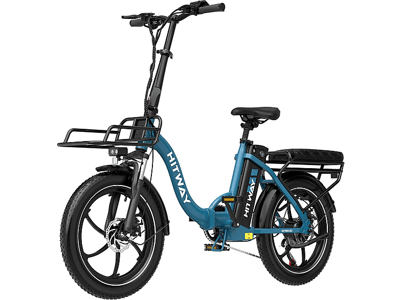 HITWAY BK6SL1 Kompakt-/Faltrad (Laufradgröße: 20 Zoll, Unisex-Rad, 561,6Wh, Blau)