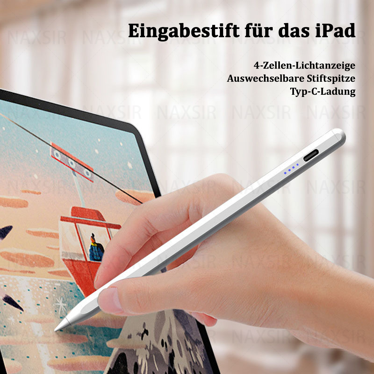 Ein weißer Kühlschrank wird von der Seite und mit offener Tür gezeigt, leer.
