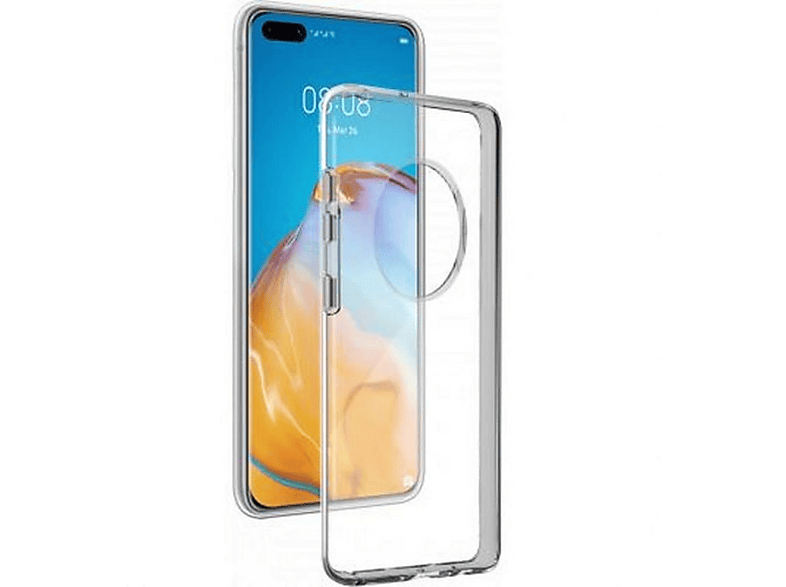 Vetro Temperato Cadorabo Per Huawei Mate 40 Pro – Trasparente Con Bordo Nero – Durezza 9H – Copertura Completa - 2