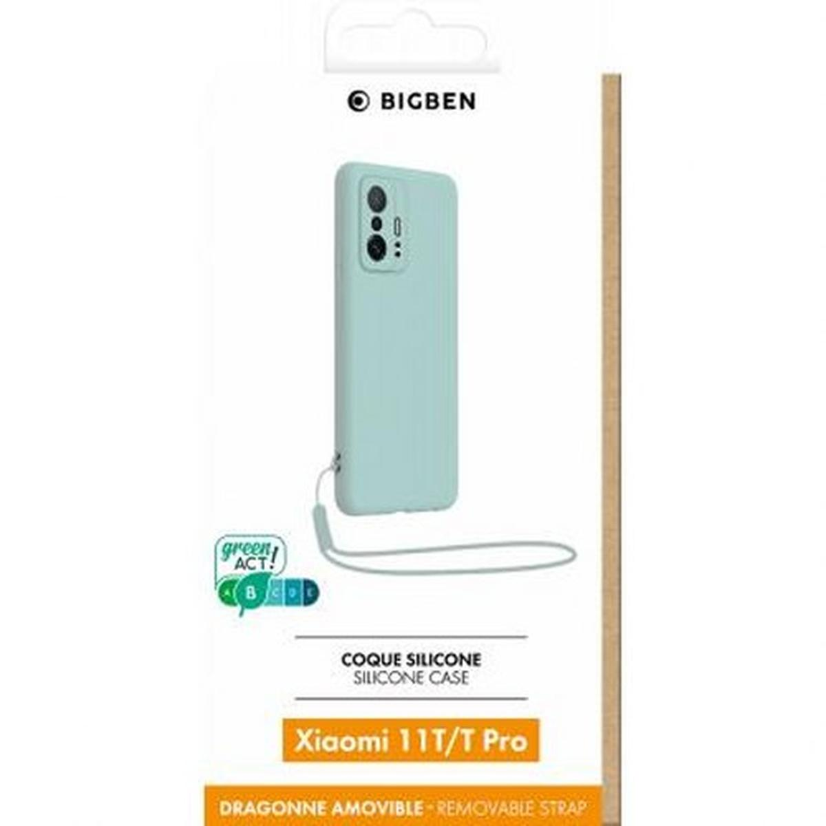 Una confezione di custodie per telefoni Bigben con una custodia per telefono. La custodia è in una confezione.