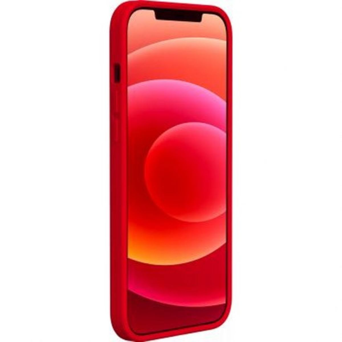 Rote Handyhülle mit einem roten Farbverlauf-Hintergrund.