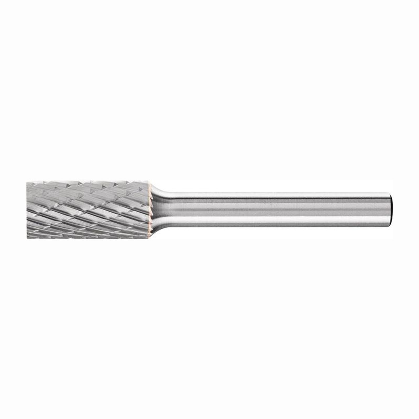 Metallfräser. Zylindrisch mit gefräster Oberfläche. Silberfarben. Für Metallarbeiten.
