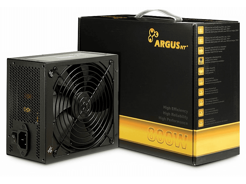 INTER-TECH 800W Inter-Tech Argus GPS-800 80+ Gold Gold 500 Watt 80 PLUS ...