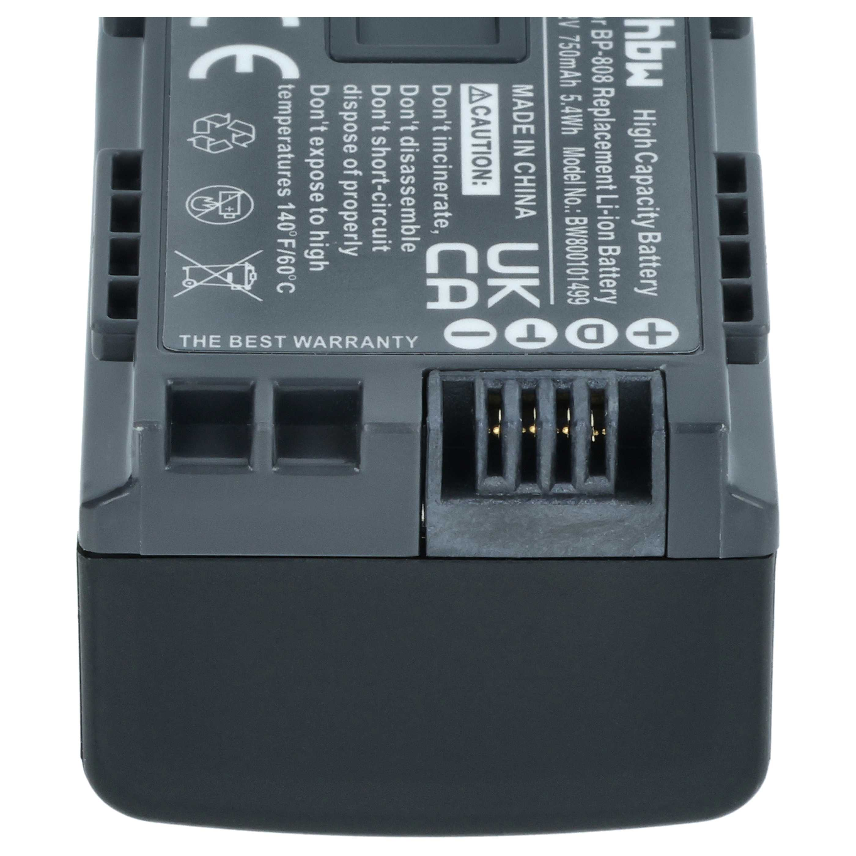 Nahaufnahme einer schwarz-grauen Batterie mit Details. Text enthält Spezifikationen, Warnungen und Sicherheitsinformationen.