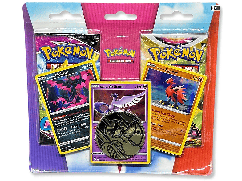 Pokéon-Saelkartenspiel: 3er-Pack-Blister Karesin & Purpur – Nebel