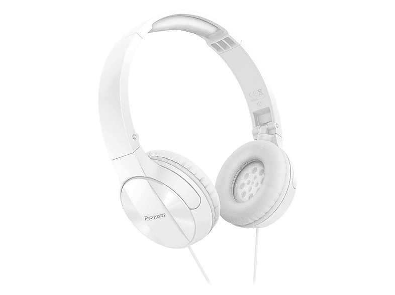 PIONEER SE-MJ 503 T-W WEISS, Over-ear Kopfhörer Weiß