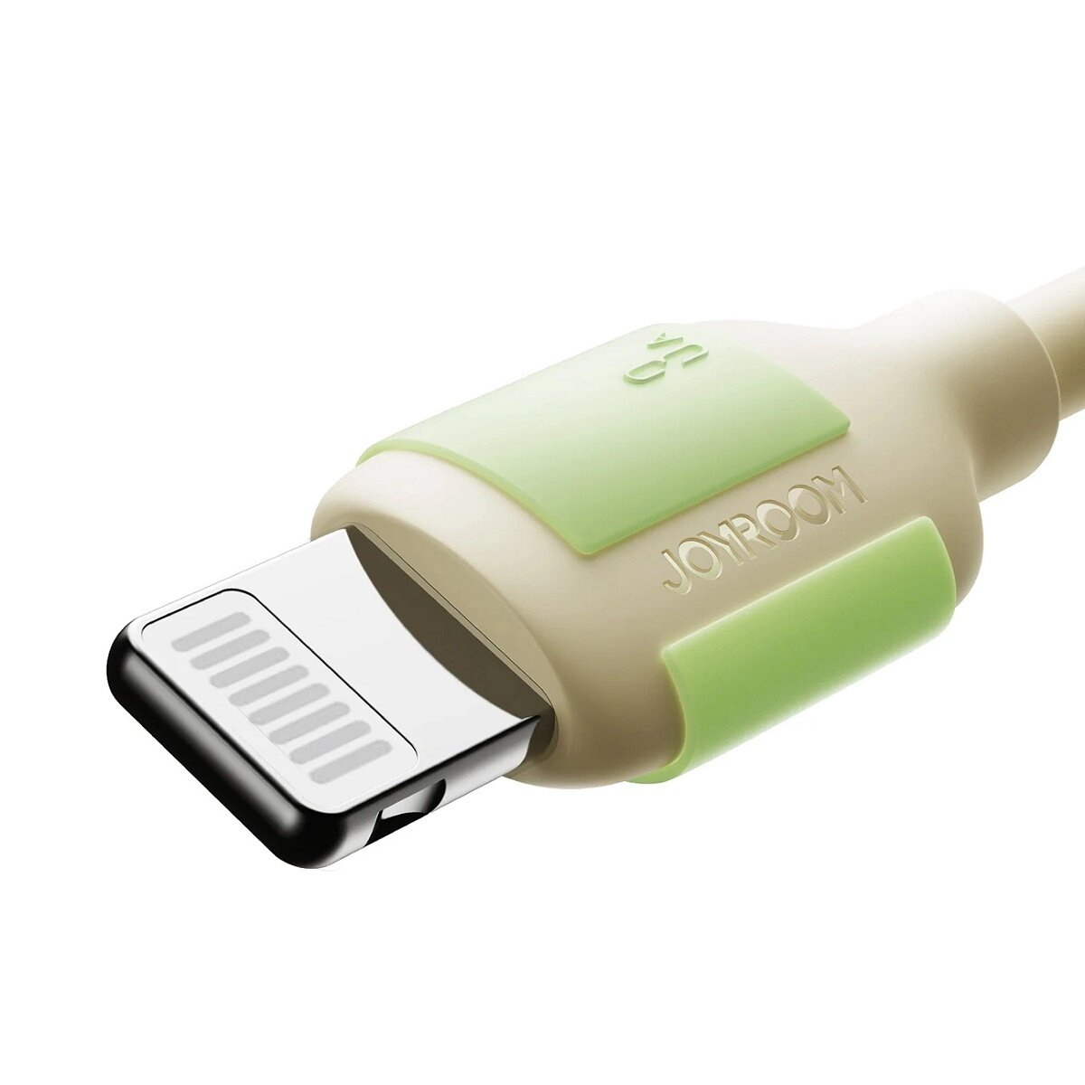 Deux boîtes avec un câble USB-C blanc à l'intérieur. Les boîtes montrent les caractéristiques du câble.