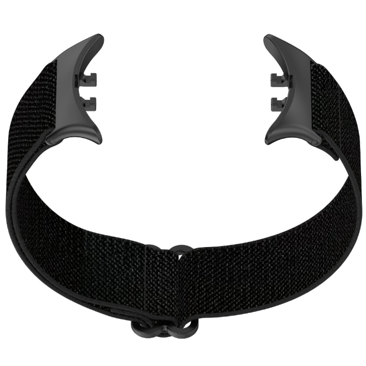 Schwarzes Armband für eine Smartwatch.