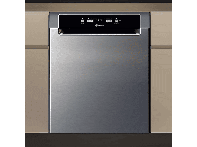 BAUKNECHT BK4UB14BN7A0X Unterbau-Geschirrspüler (unterbaufähig (Besteckschublade, 59,8 cm breit, B)