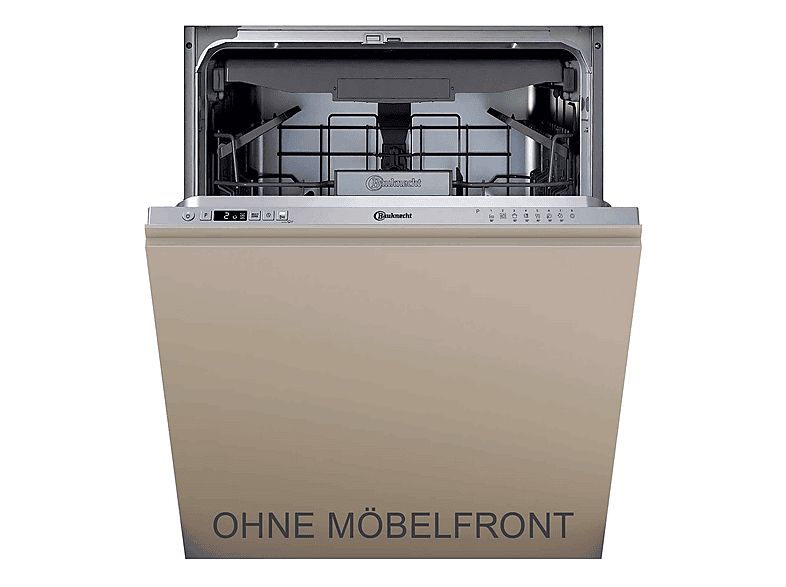 BAUKNECHT BK4IB14BN7LA0S Vollintegrierter Geschirrspüler (vollintegrierbar (Besteckkorb + Besteckschublade, 59,8 cm breit, B)