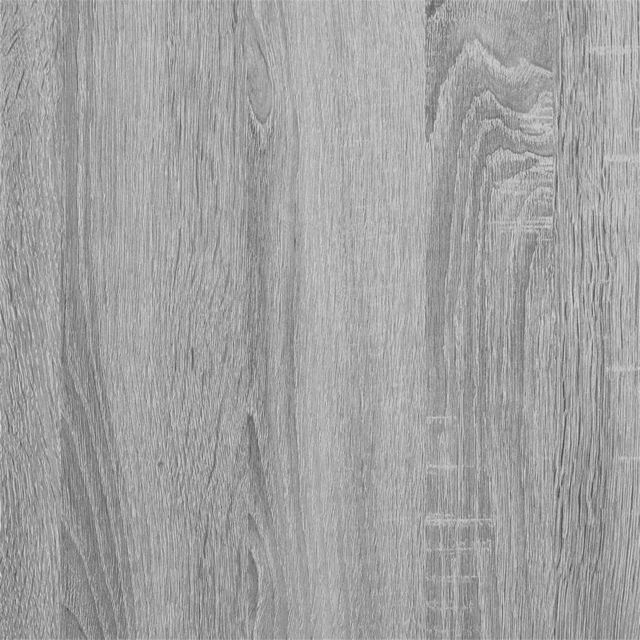 Nahaufnahme der grauen Holzmaserung. Vertikale Linien. Licht- und Schatteneffekt.