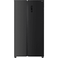 MediaMarkt WIGGO WR-SBS18E(DX) Amerikaanse koelkast Zwart aanbieding