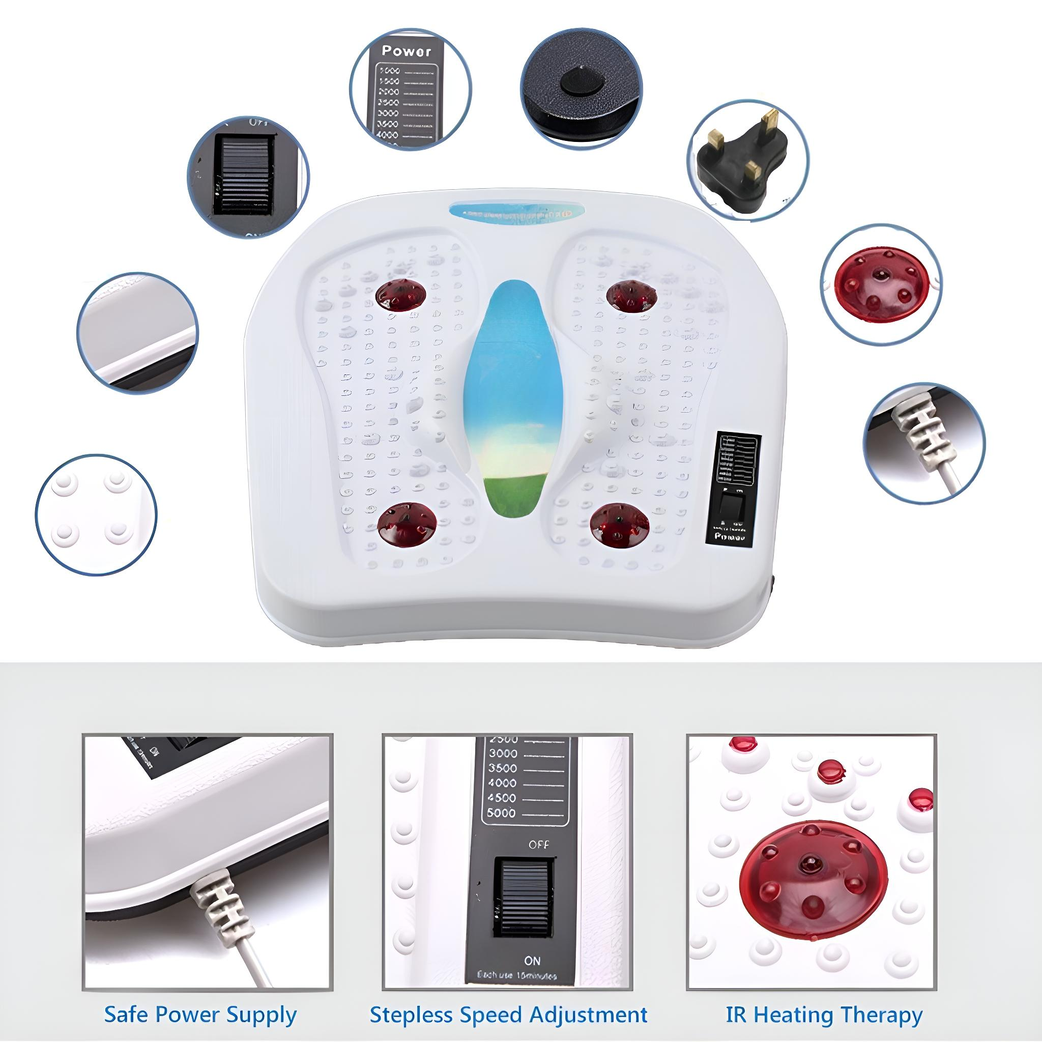 fußmassage vibration HIYORI Infrarot Vibration Electric EMS Fußmassage Gerät main image 0