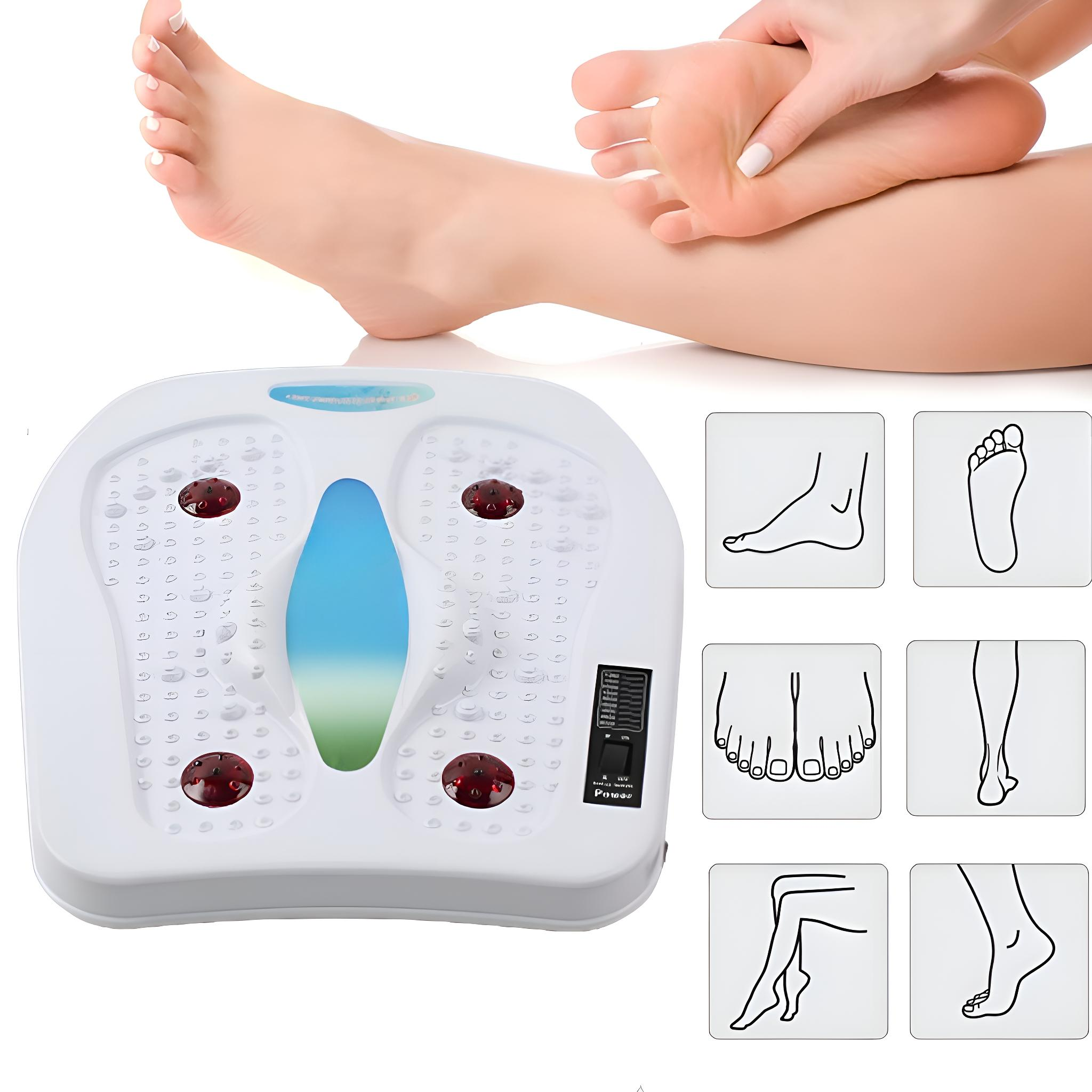 massagegerät mit vibration für beine und füße HIYORI Infrarot Vibration Electric EMS Fußmassage Gerät
