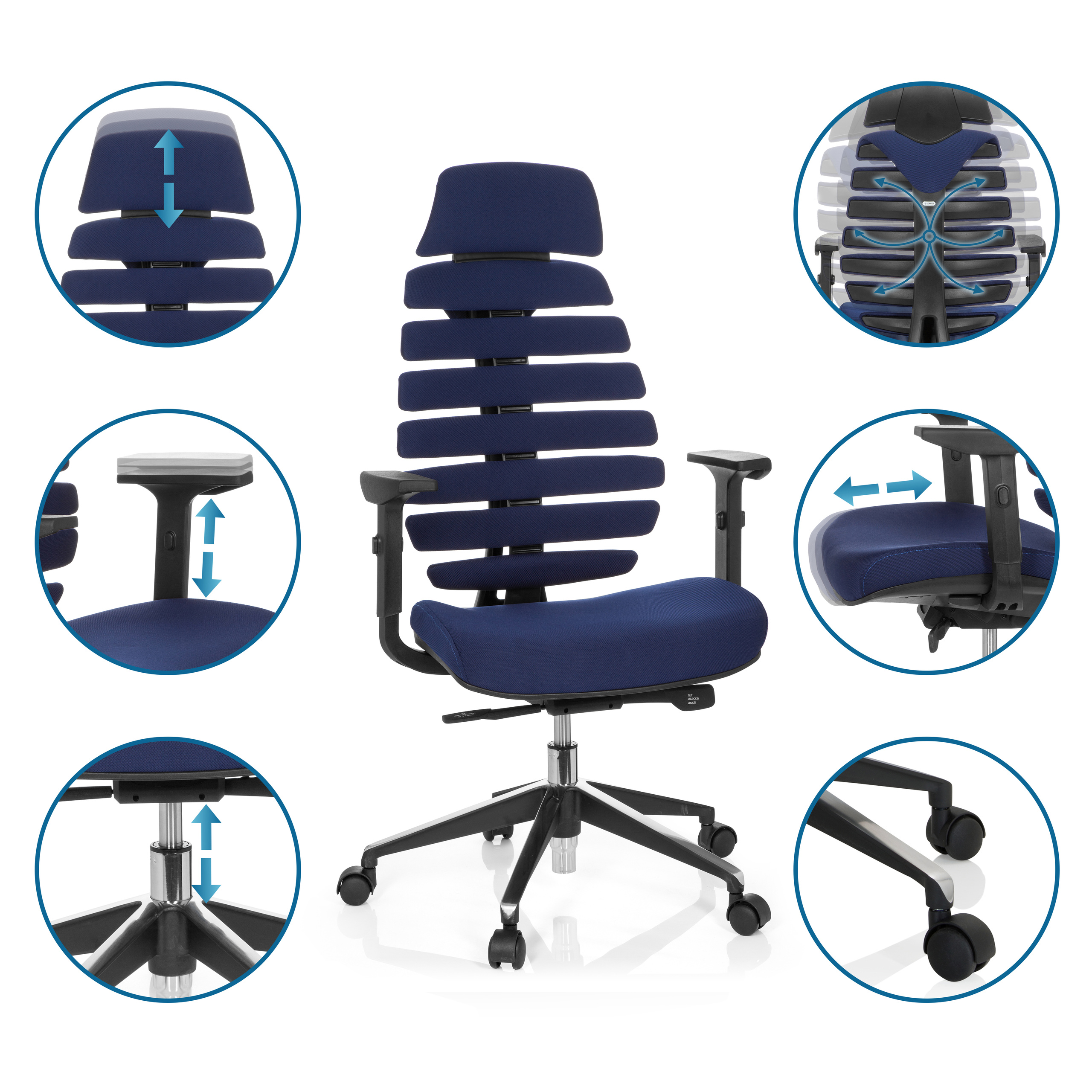Montageanleitung für das LAGUN 3 Sofa, mit Komponenten und Schrauben.