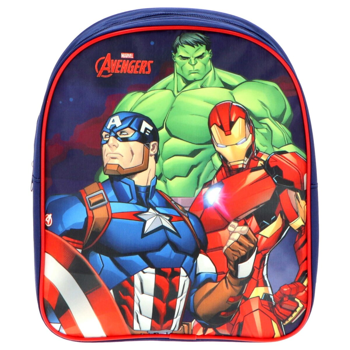Marvel Avengers Rucksack, mit Captain America, Iron Man und Hulk.