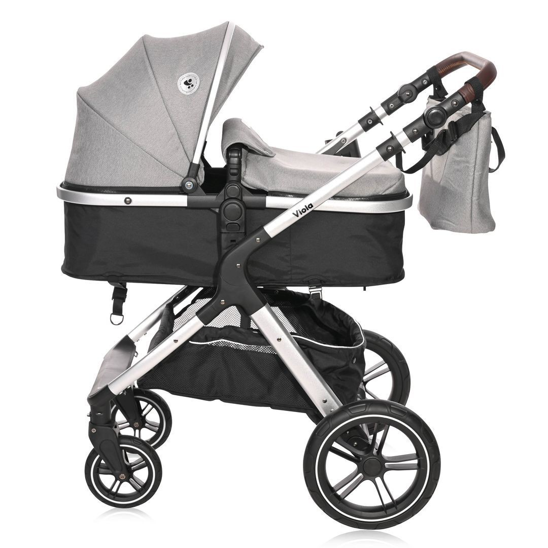 Carrito de bebé LORELLI Dúo convertible VIOLA hasta 22 Kg Opaline Grey,  talla 0, Opaline Grey