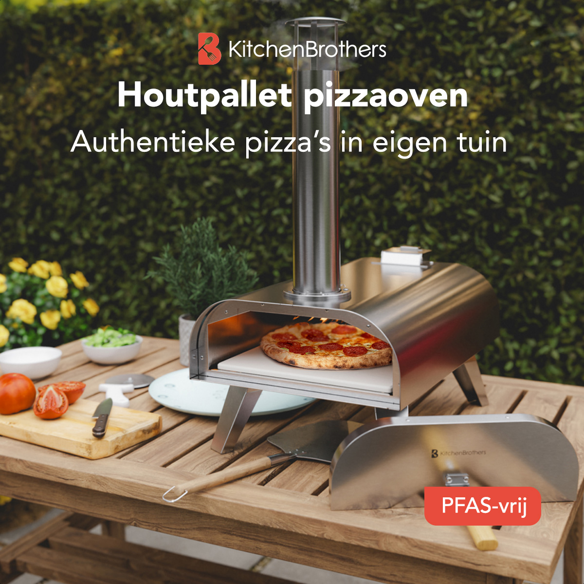 KITCHENBROTHERS KB4107 Pizzaoven | MediaMarkt