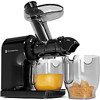 MediaMarkt KITCHENBROTHERS KB4115 - Juicer - 500ml - Slowjuicer Zwart aanbieding