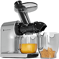 MediaMarkt KITCHENBROTHERS KB4116 - Juicer - 500ml - Slowjuicer Grijs aanbieding