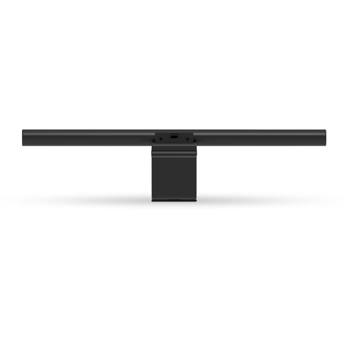 Black screen bar light with a rectangular base, mounted on a white background.
