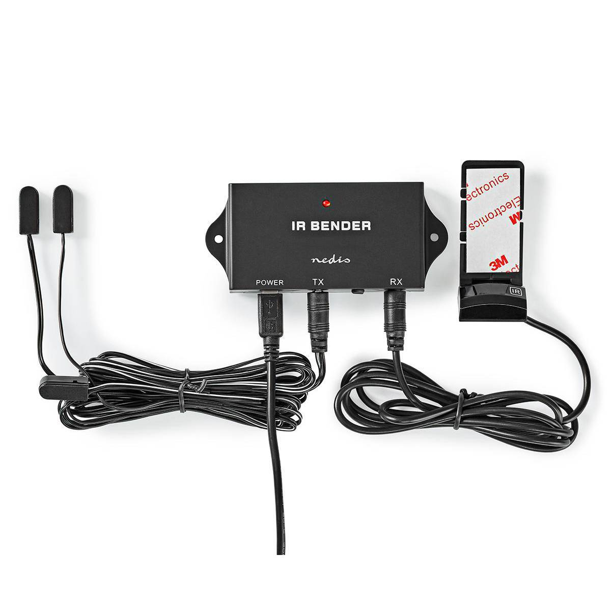 IR Bender con cavi e connettori. Un dispositivo per il telecomando.