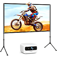 MediaMarkt ULTIMEA Apollo P10+Photon 100" Draagbare Thuisbioscoop Set Beamer Wit aanbieding