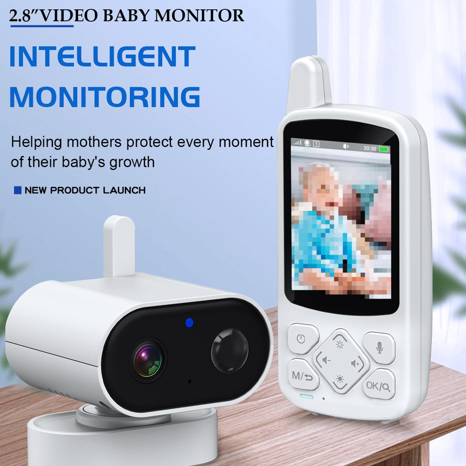 Babyphone mit Kamera und Handheld-Monitor, zeigt ein Kinderbild.