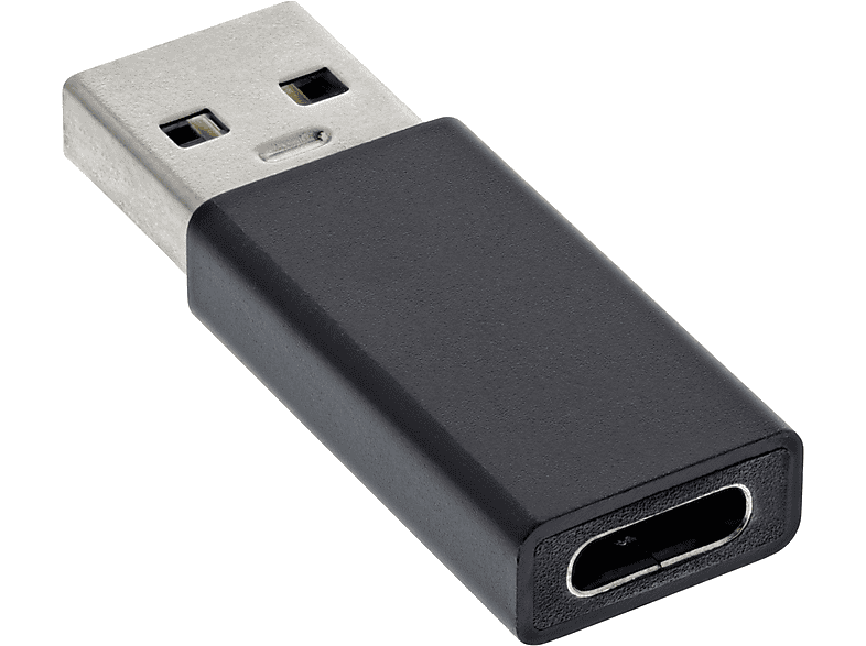 INLINE InLine® USB 3.2 Gen.2 Adapter, USB-A Stecker auf USB-C Buchse ...