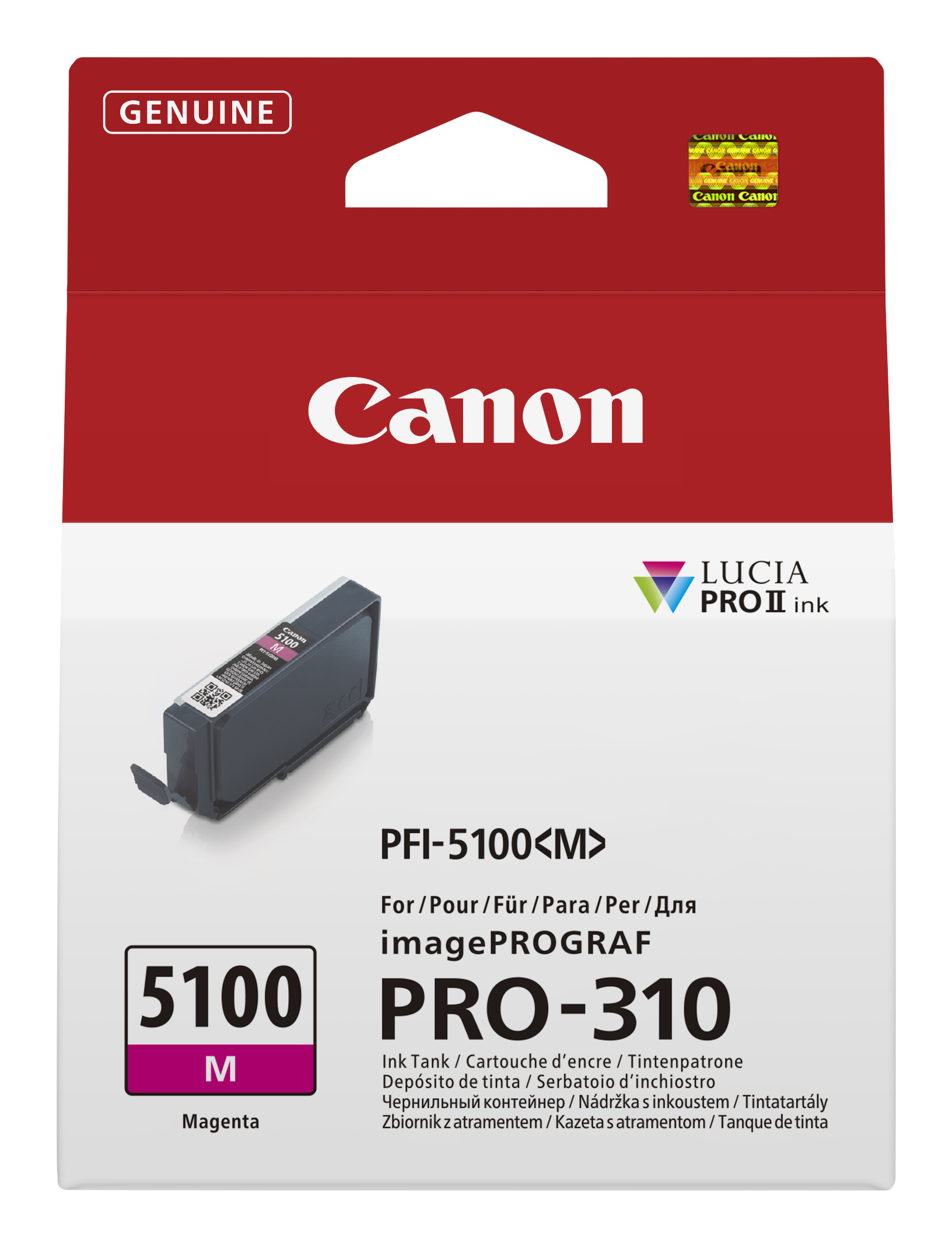 CANON PFI-5100M Mürekkep baskı Kartuş Macenta