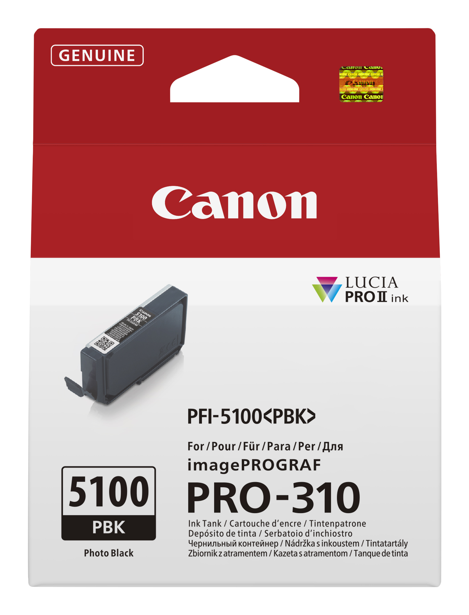 CANON PFI 5100 PBK Mürekkep baskı Kartuş Siyah