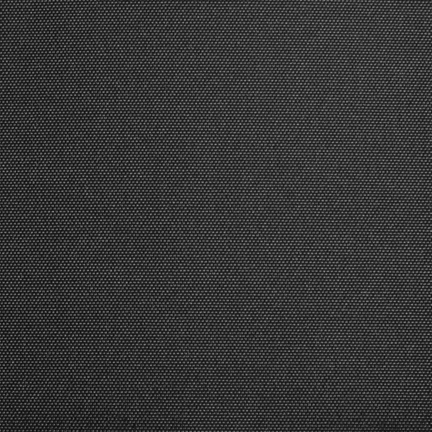 Nahaufnahme einer schwarzen, strukturierten Oberfläche. Es scheint ein gewebtes Material zu sein.