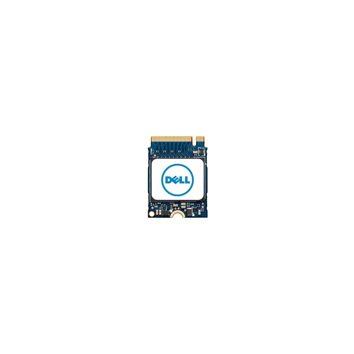 SSD Dell M.2, con il logo Dell. I connettori sono dorati.