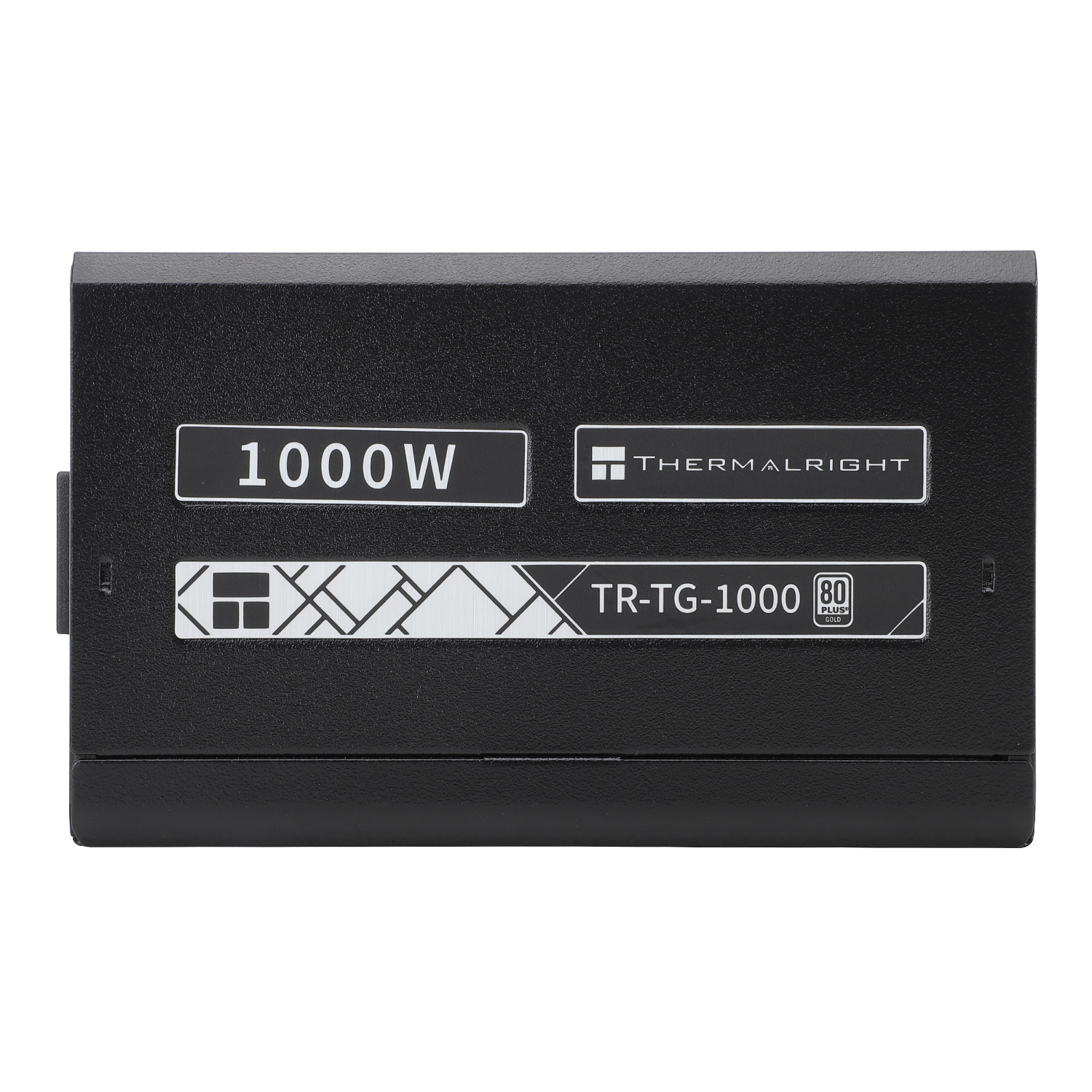Alimentatore nero. L'etichetta dice '1000W' e 'TR-TG-1000'. Logo Thermalright.
