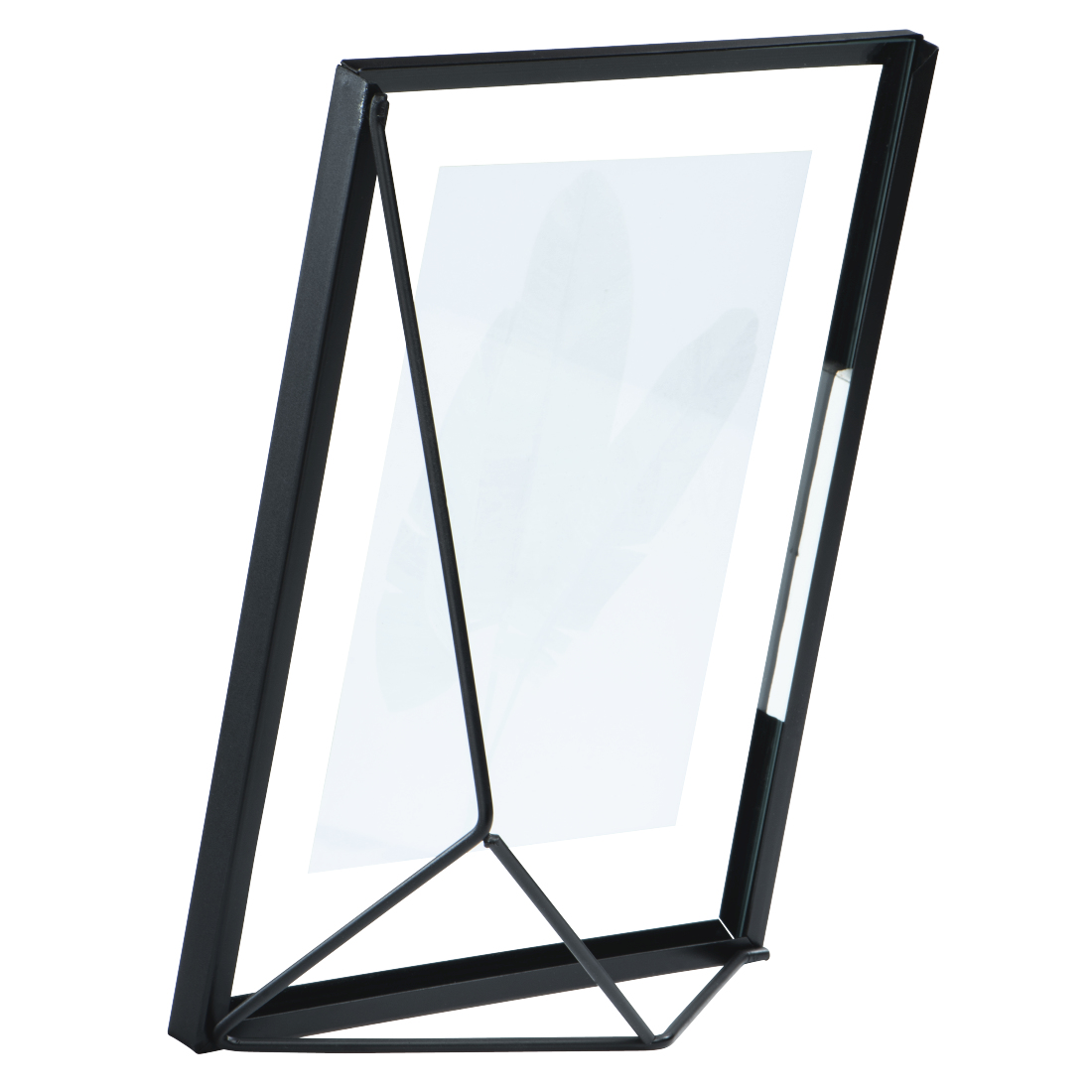 Czarna oprawiona grafika z białym tłem i wzorem.