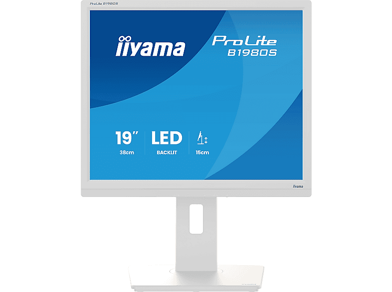 IIYAMA B1980S 19 Zoll SVGA Monitor (3 ms Reaktionszeit  , 75 Hz nativ)