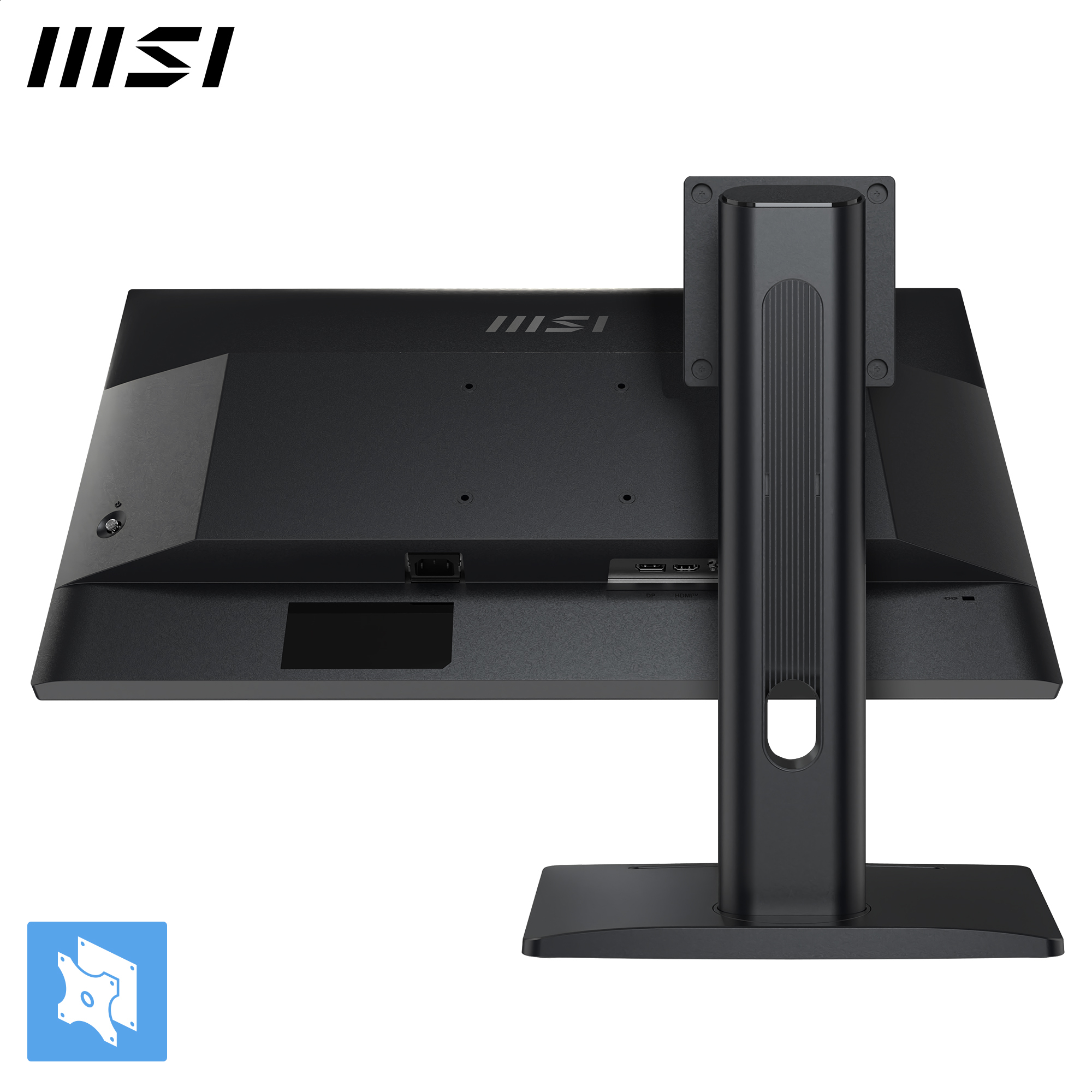 Un monitor de computadora MSI con un marco negro y una pantalla colorida.