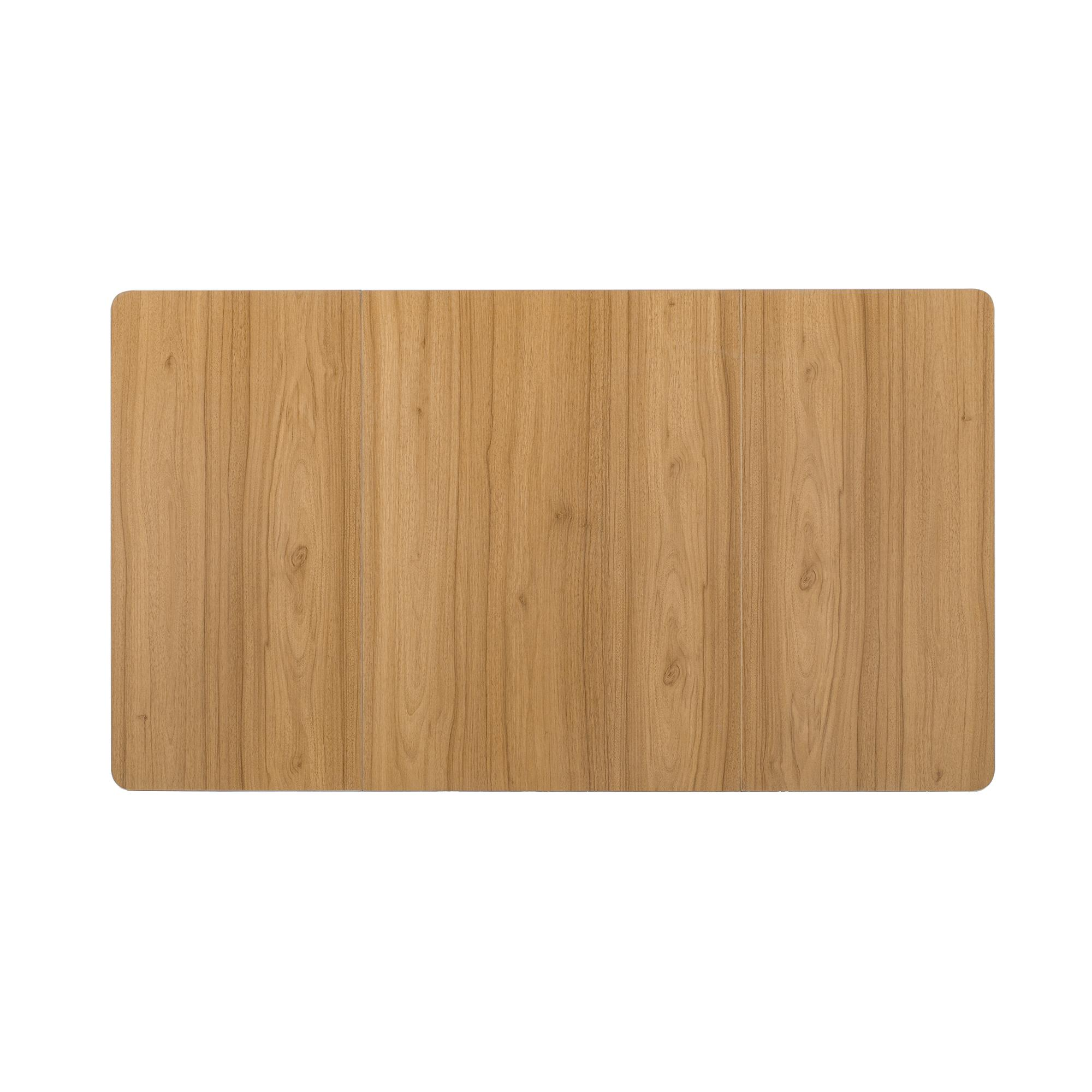Draufsicht auf eine Holzoberfläche mit Holzmaserung.