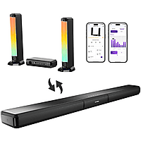 MediaMarkt ULTIMEA 180W 5.0ch Soundbar met RGB-Verlichting en APP-Bediening Soundbar Zwart aanbieding